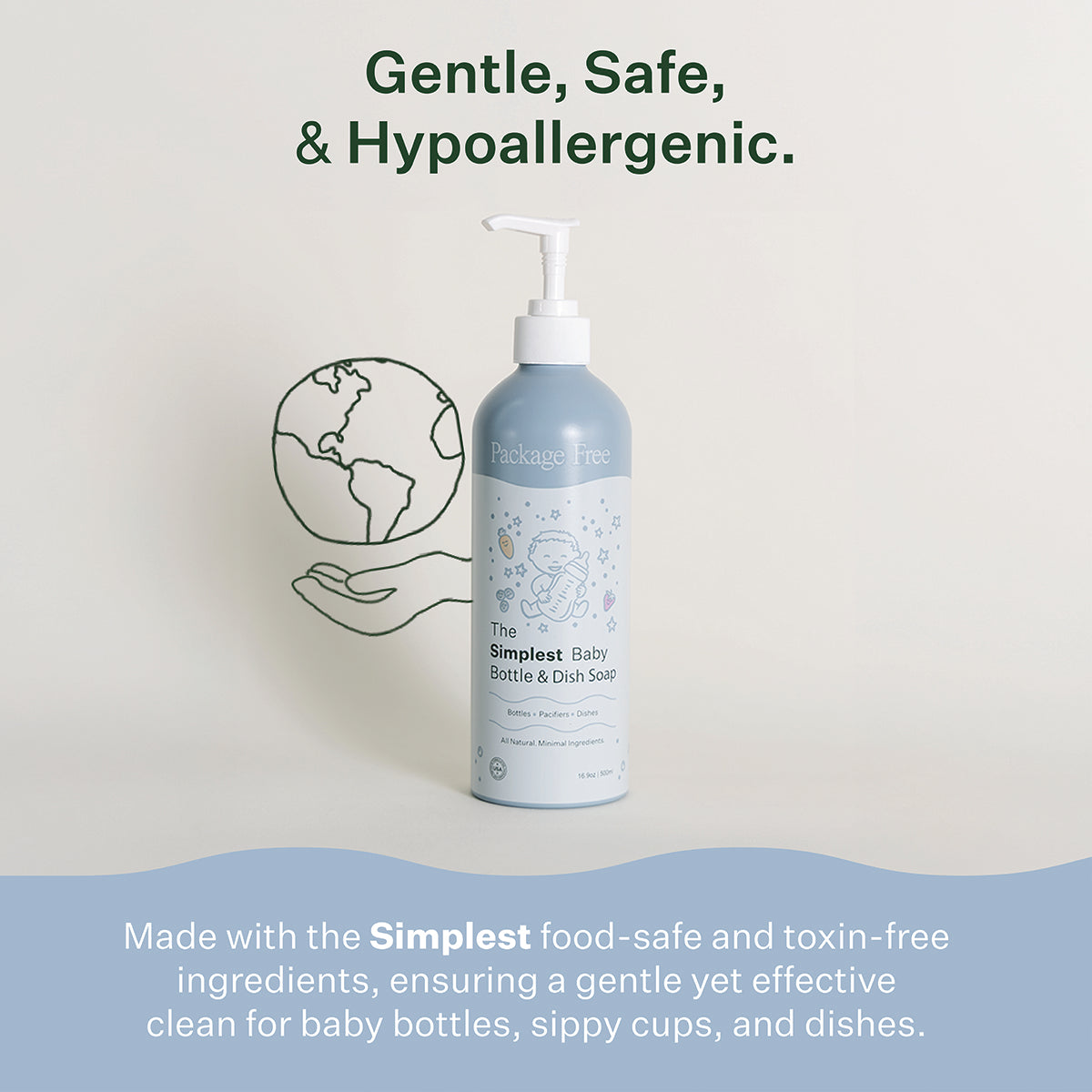 The Simplest Baby Bottle & Dish Soap