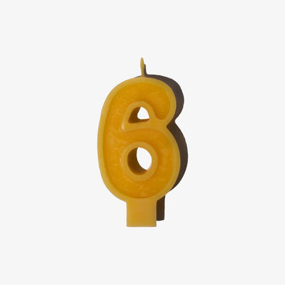 Goldrick Beeswax Birthday Number Candles