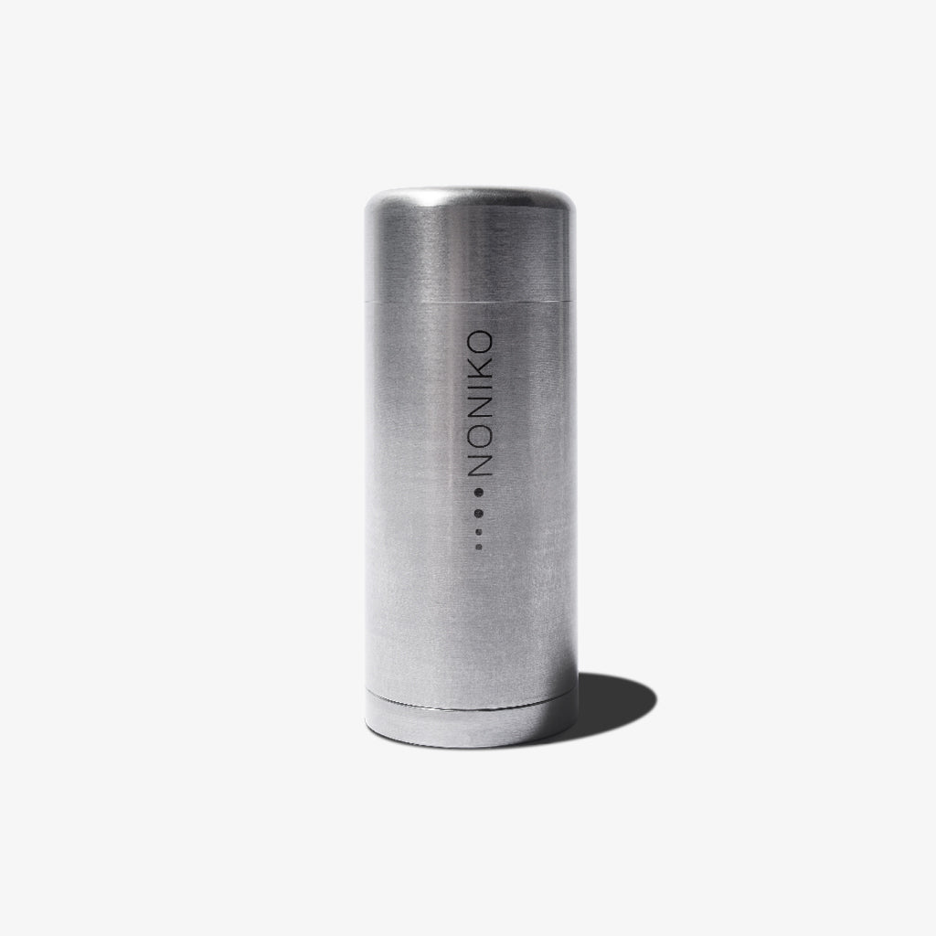 Noniko Natural Refillable Deodorant with Stainless Steel Case Only